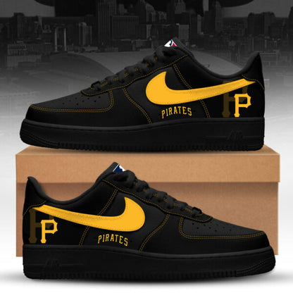 LIMITED EDITION - NEW CUSTOMIZED MLB29 PB PIRATES AF1 SNEAKERS