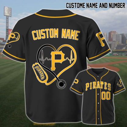 LIMITED EDITION - NEW CUSTOMIZED MLB29 PB PIRATES BASEBALL JERSEY