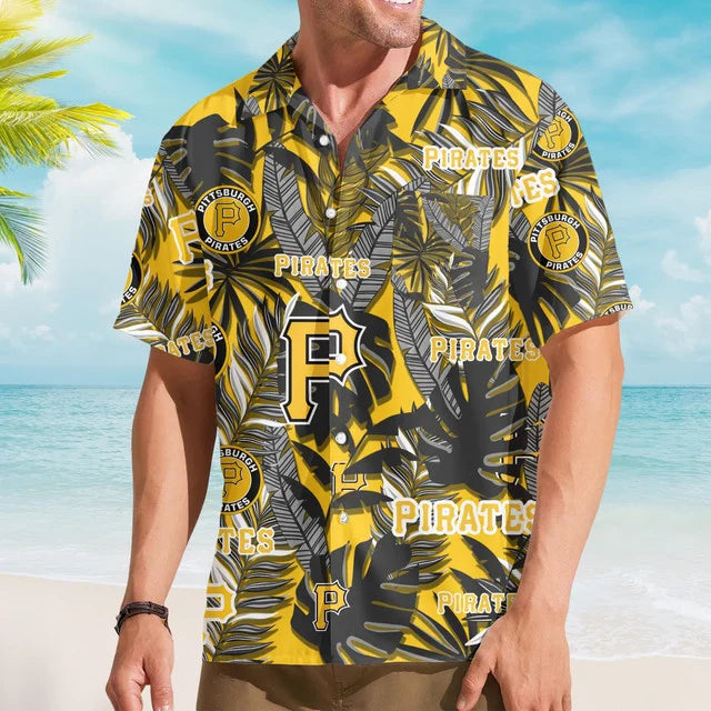 LIMITED EDITION - NEW CUSTOMIZED MLB29 PHP PITTSBURGH PIRATES UNISEX HAWAIIAN SHIRT