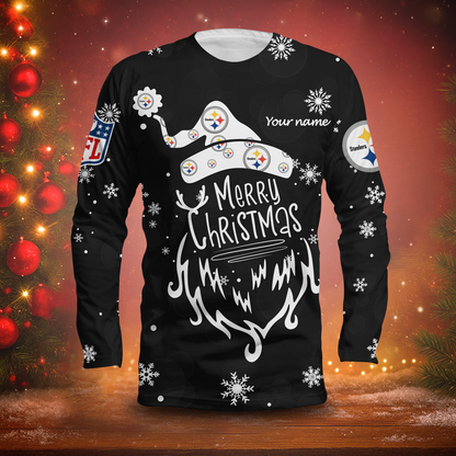 LIMITED EDITION - NEW CUSTOMIZED NFL14 PSB PITTSBURGH STEELERS LONG SLEEVED T-SHIRT