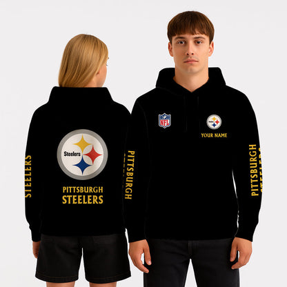LIMITED EDITION - NEW CUSTOMIZED NFL14 PSB PITTSBURGH STEELERS UNISEX HOODIE