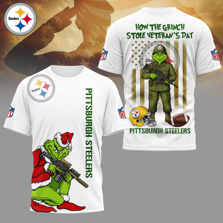 LIMITED EDITION - NEW CUSTOMIZED NFL14 PSB PITTSBURGH STEELERS 3D SHIRT