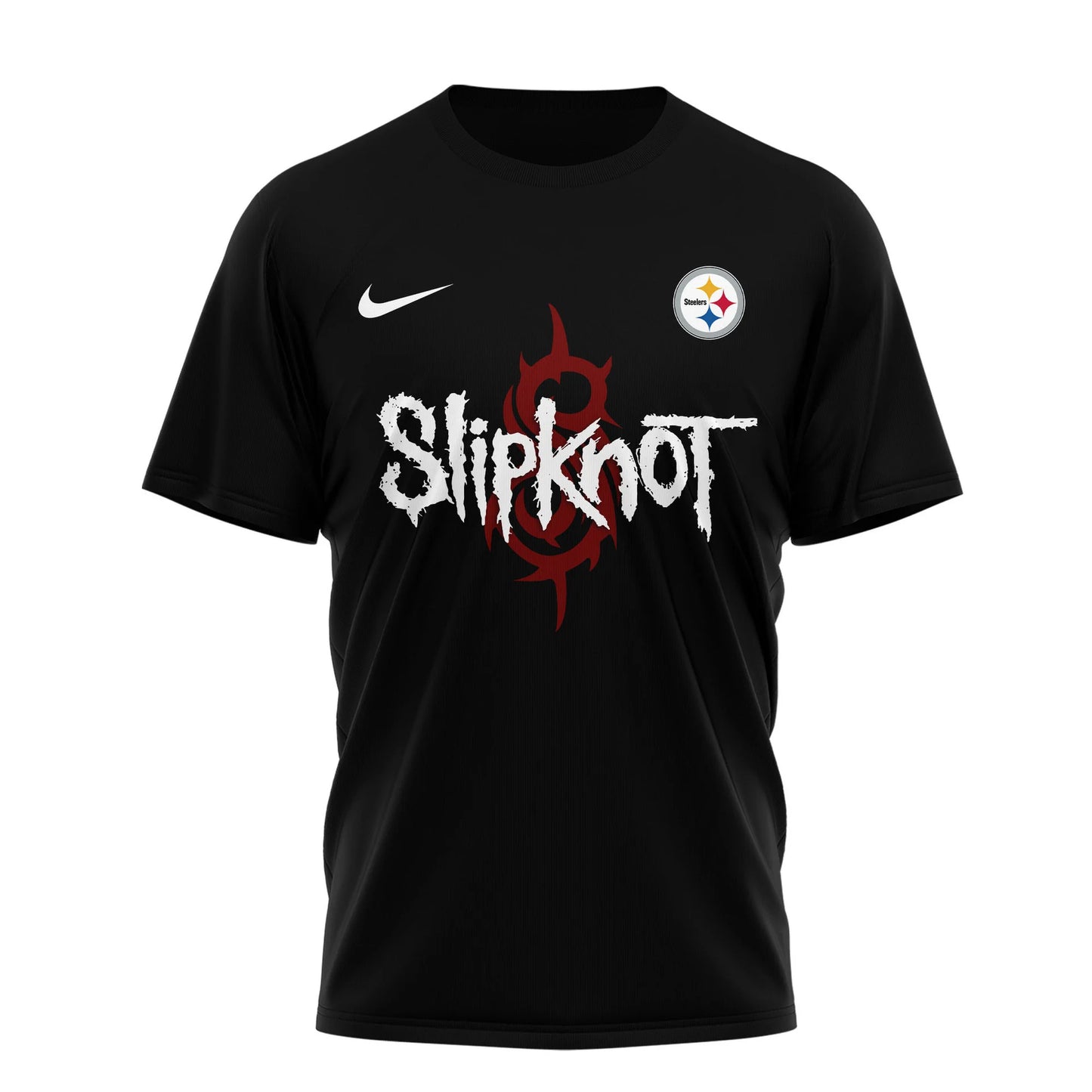 LIMITED EDITION - NEW CUSTOMIZED NFL14 PSB PITTSBURGH STEELERS SLIPKNOT 3D SHIRT