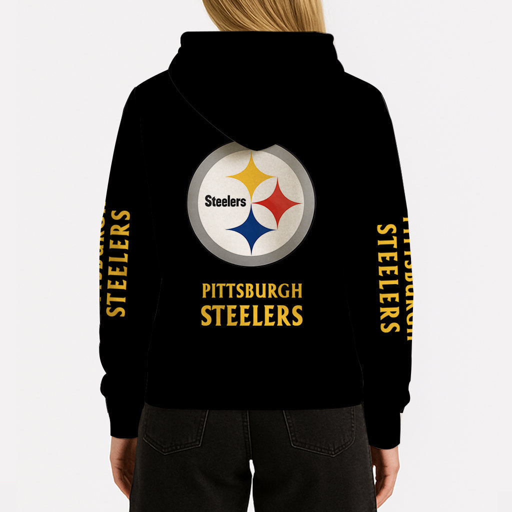 LIMITED EDITION - NEW CUSTOMIZED NFL14 PSB PITTSBURGH STEELERS UNISEX HOODIE