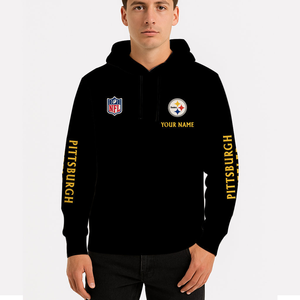 LIMITED EDITION - NEW CUSTOMIZED NFL14 PSB PITTSBURGH STEELERS UNISEX HOODIE