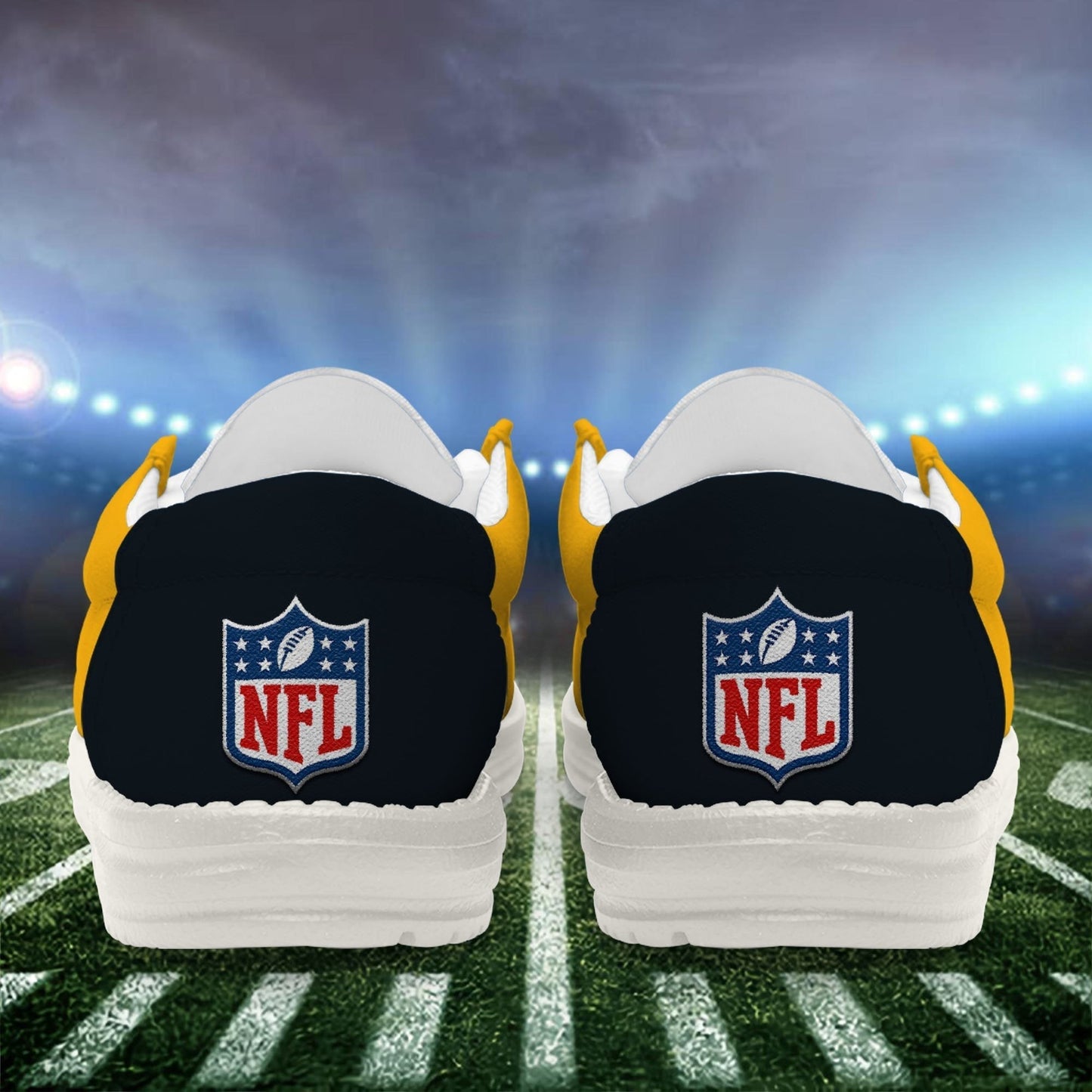 LIMITED EDITION - NEW CUSTOMIZED NFL14 PSB PITTSBURGH STEELERS LOAFER SHOES