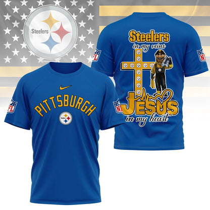 LIMITED EDITION - NEW CUSTOMIZED NFL14 PSB PITTSBURGH STEELERS T-SHIRT | MULTIPLE COLORS AVAILABLE