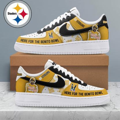 LIMITED EDITION - NEW CUSTOMIZED NFL14 PSB PITTSBURGH STEELERS SUPER BOWL HALFTIME SHOW AF1 SHOES