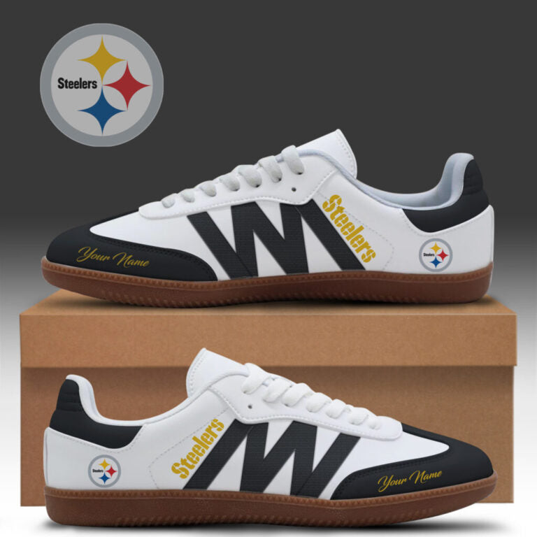 LIMITED EDITION - NEW CUSTOMIZED NFL14 PSB PITTSBURGH STEELERS CLASSIC SNEAKERS