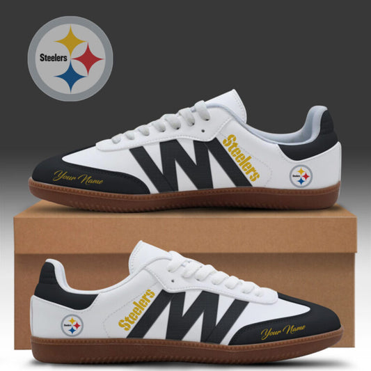 LIMITED EDITION - NEW CUSTOMIZED NFL14 PSB PITTSBURGH STEELERS CLASSIC SNEAKERS