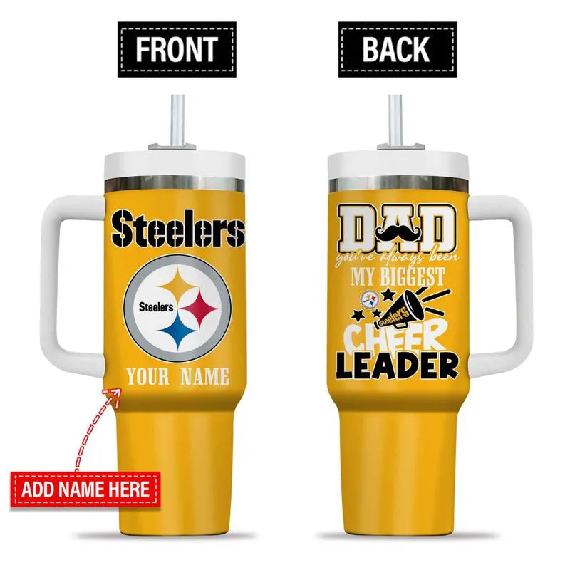 [SPECIAL OFFER] NEW CUSTOMIZED NFL14 PSB PITTSBURGH STEELERS 40OZ TUMBLER