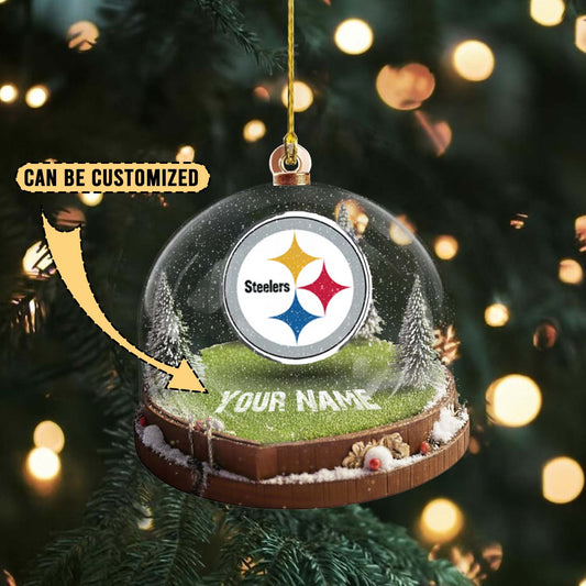 LIMITED EDITION - NEW CUSTOMIZED NFL14 PSB PITTSBURGH STEELERS ACRYLIC ORNAMENT