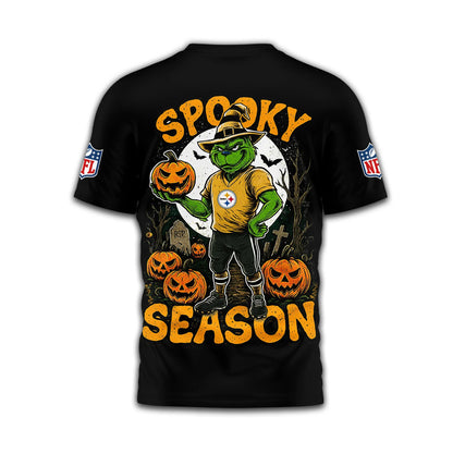 LIMITED EDITION - NEW CUSTOMIZED NFL14 PSB PITTSBURGH STEELERS x SPOOKY SEASON T-SHIRT, HOODIE, ZIP HOODIE