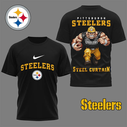 LIMITED EDITION - NEW CUSTOMIZED NFL14 PSB PITTSBURGH STEELERS NATION GEAR 3D SHIRT