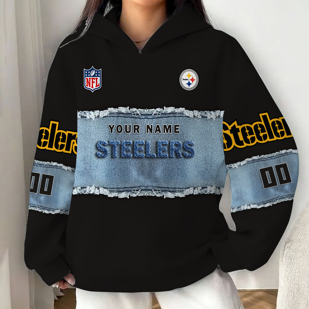 LIMITED EDITION - NEW CUSTOMIZED NFL14 PSB PITTSBURGH STEELERS UNISEX HOODIE
