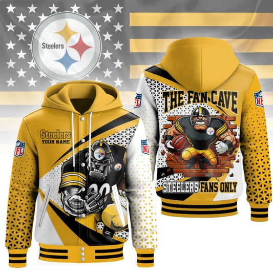 LIMITED EDITION - NEW CUSTOMIZED NFL14 PSB PITTSBURGH STEELERS UNISEX T-SHIRT, POLO, HOODIE & JACKETS