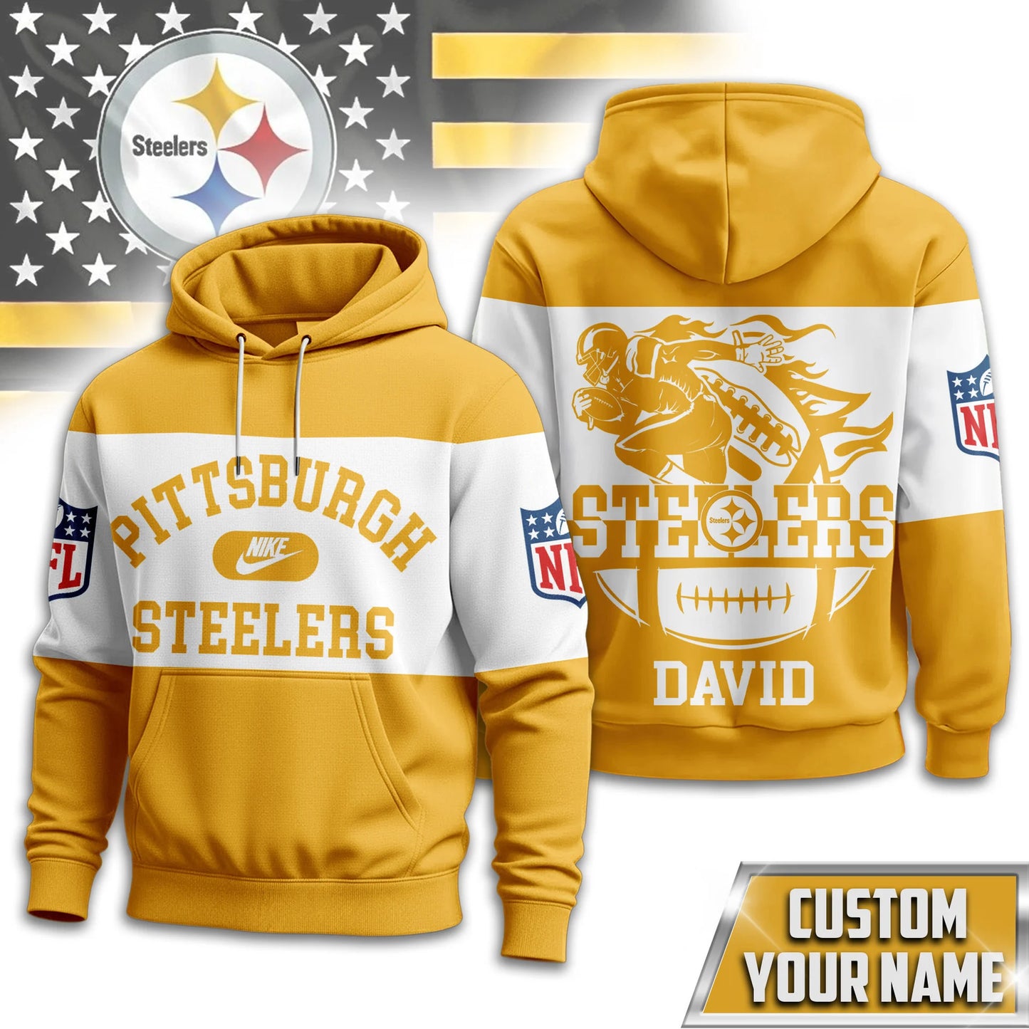 LIMITED EDITION - NEW CUSTOMIZED NFL14 PSB PITTSBURGH STEELERS T-SHIRT, HOODIE, ZIP HOODIE