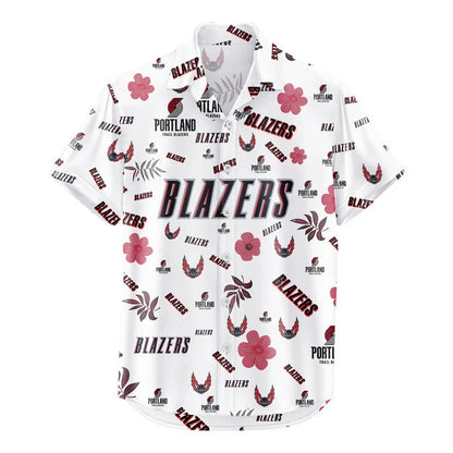 LIMITED EDITION - NEW CUSTOMIZED NBA22 PTB PORTLAND TRAIL BLAZERS UNISEX HAWAIIAN SHIRT & SHORTS SET