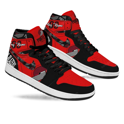 [HOT DEAL] NEW CUSTOMIZEDNBA22 PTB PORTLAND TRAIL BLAZERS AIR JORDAN SNEAKERS