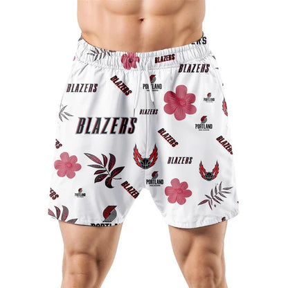 LIMITED EDITION - NEW CUSTOMIZED NBA22 PTB PORTLAND TRAIL BLAZERS UNISEX HAWAIIAN SHIRT & SHORTS SET