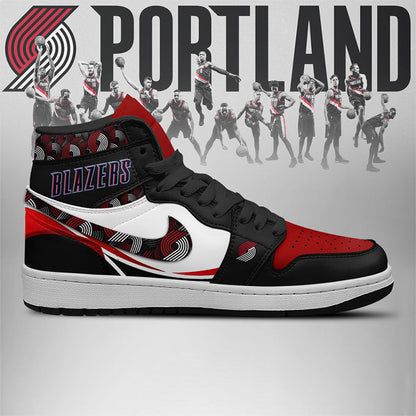 [HOT DEAL] NEW CUSTOMIZED NBA22 PTB PORTLAND TRAIL BLAZERS AIR JORDAN SNEAKERS