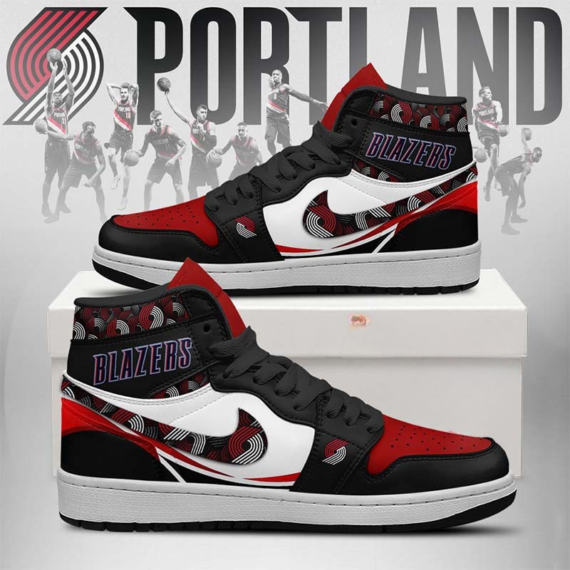[HOT DEAL] NEW CUSTOMIZED NBA22 PTB PORTLAND TRAIL BLAZERS AIR JORDAN SNEAKERS