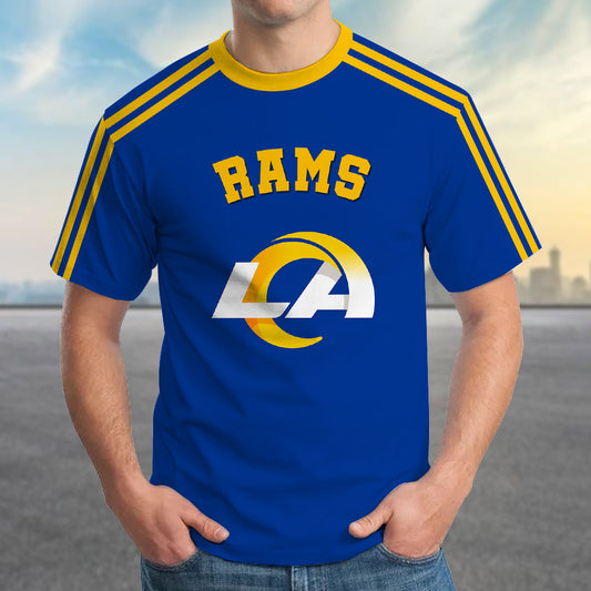 LIMITED EDITION - NEW PREMIUM NFL22 LAR  LOS ANGELES RAMS UNISEX T-SHIRT