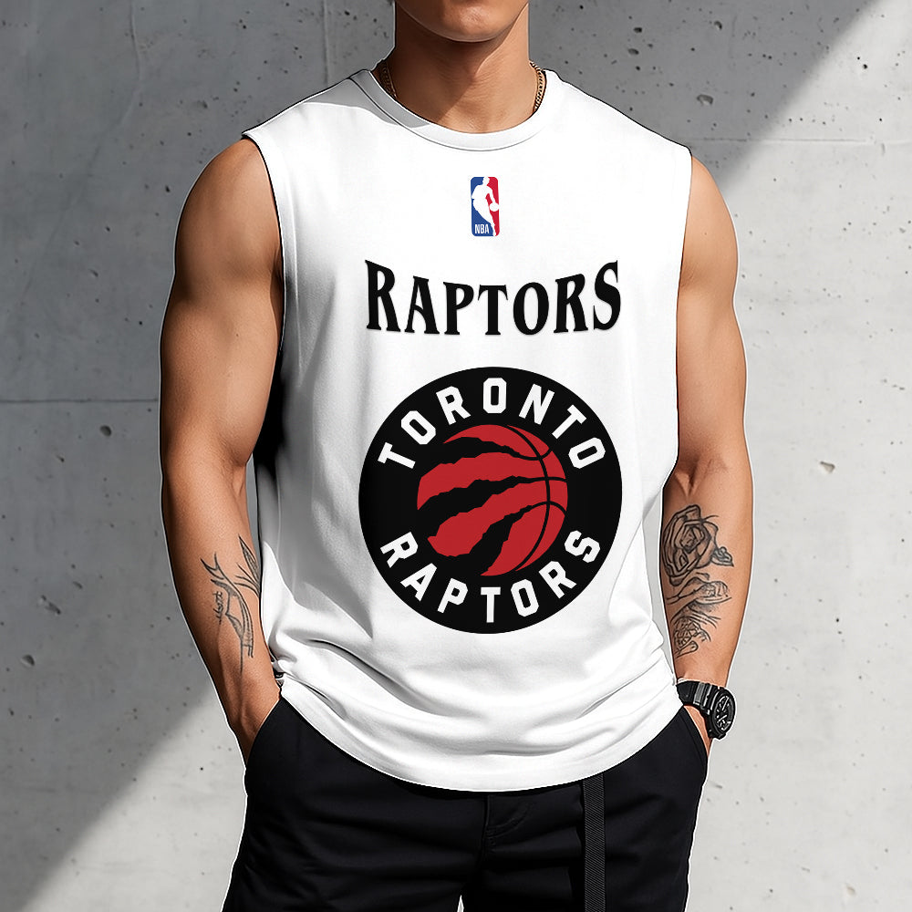 LIMITED EDITION - NEW CUSTOMIZED NBA24 TRA TORONTO RAPTORS TANKTOP & GYM SHIRT