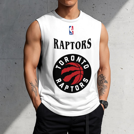 LIMITED EDITION - NEW CUSTOMIZED NBA24 TRA TORONTO RAPTORS TANKTOP & GYM SHIRT