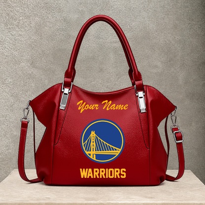 LIMITED EDITION - NEW CUSTOMIZED NBA12 GSW GOLDEN STATE WARRIORS SHOULDER HANDBAG