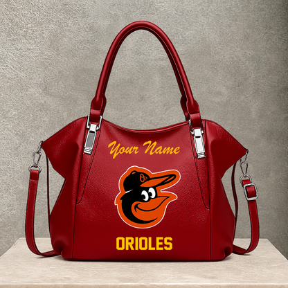 LIMITED EDITION - NEW CUSTOMIZED MLB25 BOS BALTIMORE ORIOLES SHOULDER HANDBAG