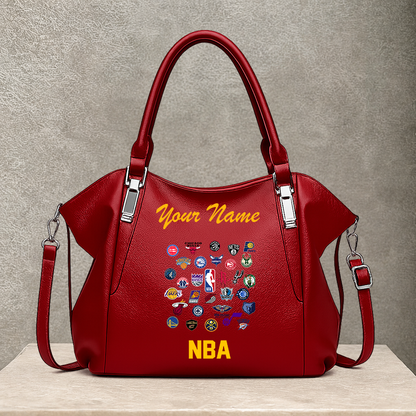 LIMITED EDITION - NEW CUSTOMIZED NBA32 NBA ALL TEAMS SHOULDER HANDBAG