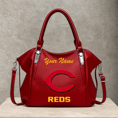 LIMITED EDITION - NEW CUSTOMIZED MLB05 CRS CINCINNATI REDS SHOULDER HANDBAG