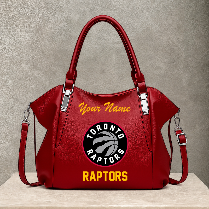 LIMITED EDITION - NEW CUSTOMIZED NBA24 TRA TORONTO RAPTORS SHOULDER HANDBAG