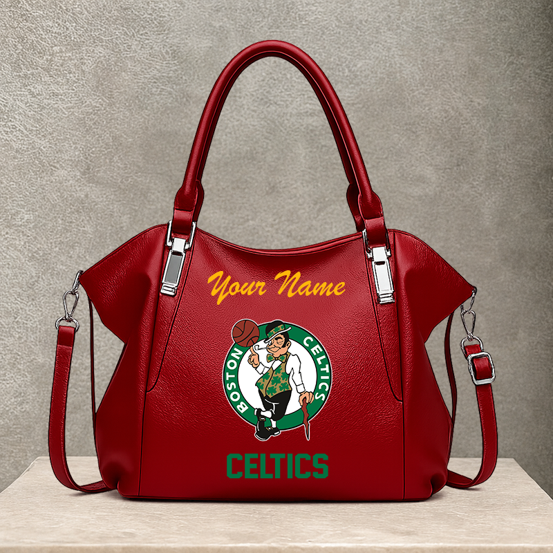 LIMITED EDITION - NEW CUSTOMIZED NBA03 BCE BOSTON CELTICS SHOULDER HANDBAG