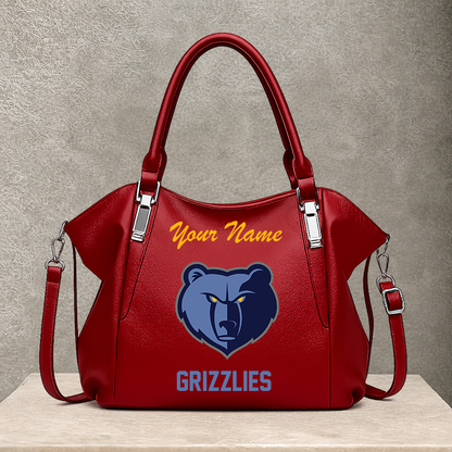 LIMITED EDITION - NEW CUSTOMIZED NBA13 MGR MEMPHIS GRIZZLIES SHOULDER HANDBAG