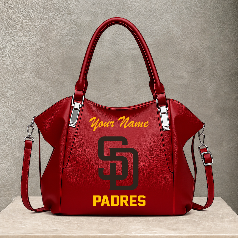 LIMITED EDITION - NEW CUSTOMIZED MLB18 SDP SAN DIEGO PADRES SHOULDER HANDBAG