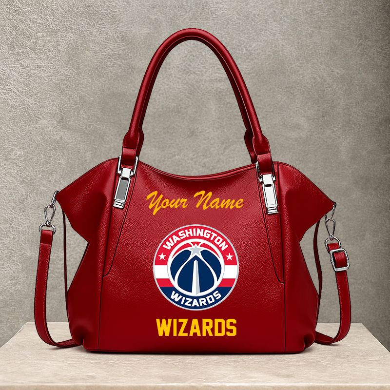 LIMITED EDITION - NEW CUSTOMIZED NBA28 WWI WASHINGTON WIZARDS SHOULDER HANDBAG