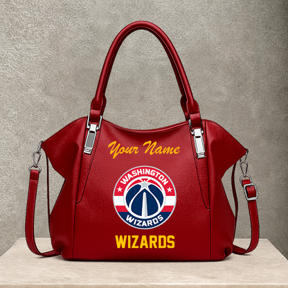 LIMITED EDITION - NEW CUSTOMIZED NBA28 WWI WASHINGTON WIZARDS SHOULDER HANDBAG