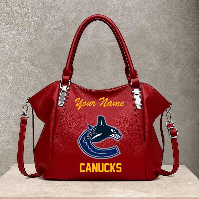 LIMITED EDITION - NEW CUSTOMIZED NHL19 VCC VANCOUVER CANUCKS SHOULDER HANDBAG