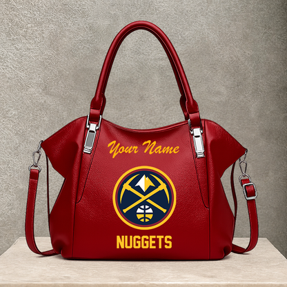 LIMITED EDITION - NEW CUSTOMIZED NBA08 DNU DENVER NUGGETS SHOULDER HANDBAG