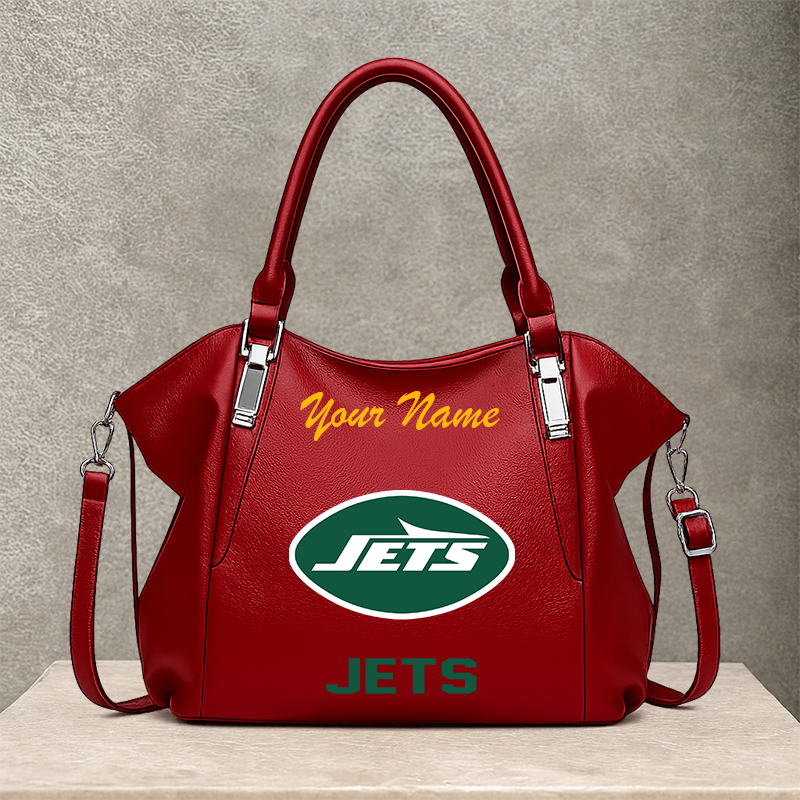 LIMITED EDITION - NEW CUSTOMIZED NFL25 NYJ NEW YORK JETS SHOULDER HANDBAG
