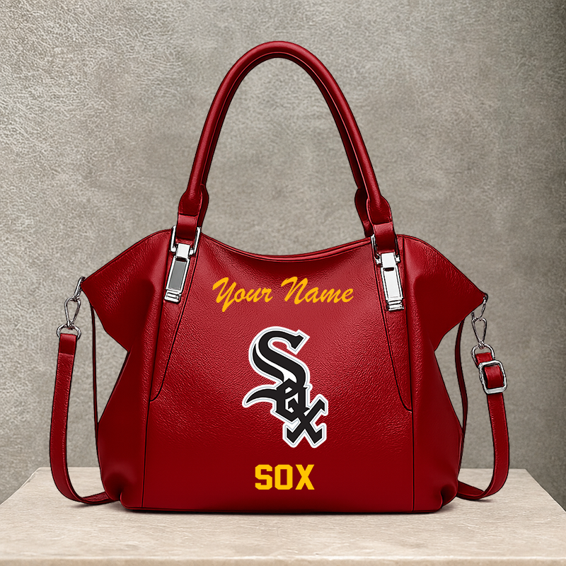 LIMITED EDITION - NEW CUSTOMIZED MLB26 CWS CHICAGO WHITE SOX SHOULDER HANDBAG
