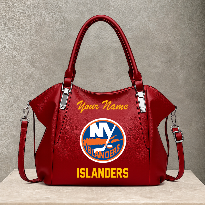LIMITED EDITION - NEW CUSTOMIZED NHL25 NYI NEW YORK ISLANDERS SHOULDER HANDBAG