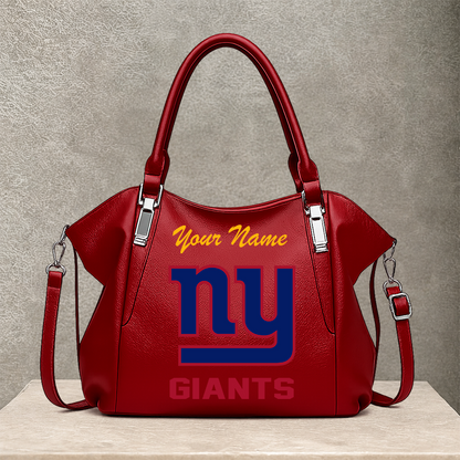 LIMITED EDITION - NEW CUSTOMIZED NFL32 NYG NEW YORK GIANTS SHOULDER HANDBAG