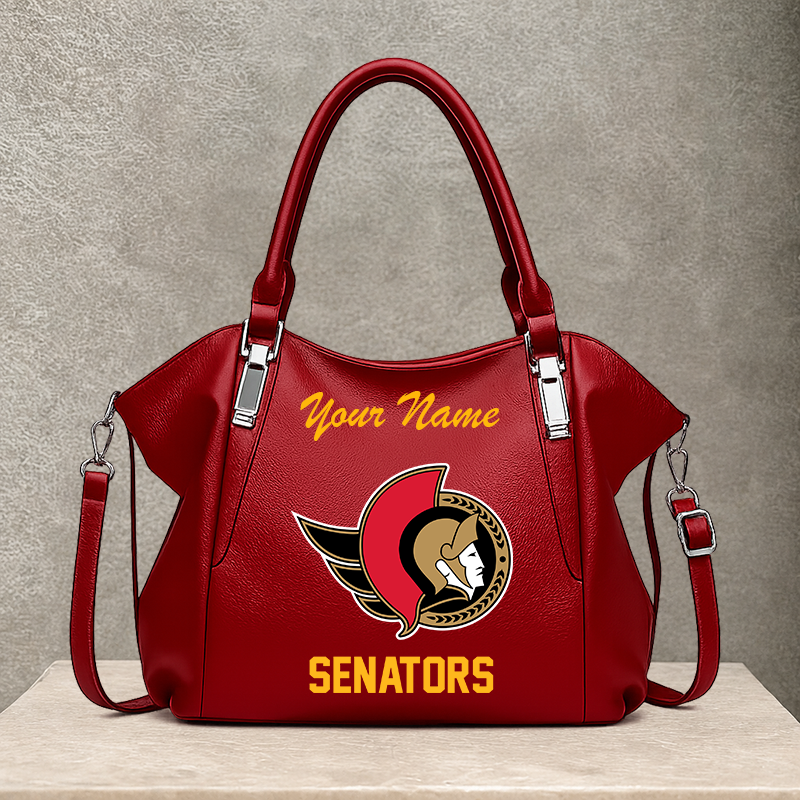 LIMITED EDITION - NEW CUSTOMIZED NHL29 OSN OTTAWA SENATORS SHOULDER HANDBAG