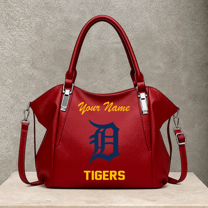 LIMITED EDITION - NEW CUSTOMIZED MLB16 DTS DETROIT TIGERS SHOULDER HANDBAG