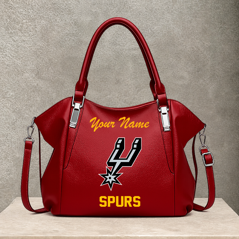 LIMITED EDITION - NEW CUSTOMIZED NBA23 SAS SAN ANTONIO SPURS SHOULDER HANDBAG