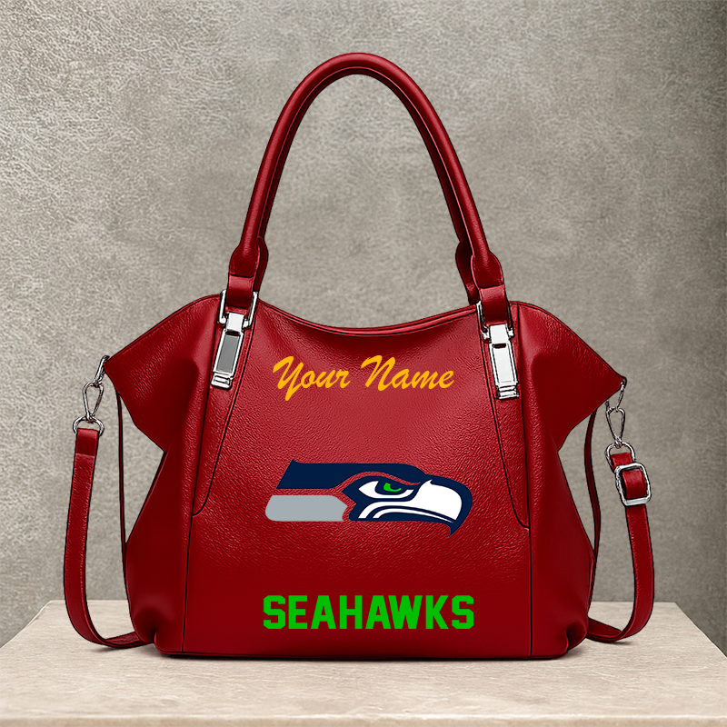 LIMITED EDITION - NEW CUSTOMIZED NFL06 SSH SEATTLE SEAHAWKS SHOULDER HANDBAG