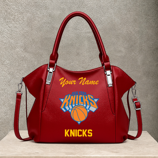 LIMITED EDITION - NEW CUSTOMIZED NBA04 NYK NEW YORK KNICKS SHOULDER HANDBAG